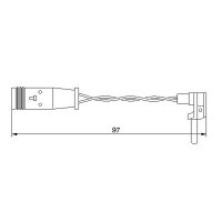BOSCH 1 987 474 966 Warnkontakt, Bremsbelagverschleiß