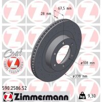 ZIMMERMANN 590.2586.52 Bremsscheibe