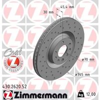 ZIMMERMANN 430.2620.52 Bremsscheibe