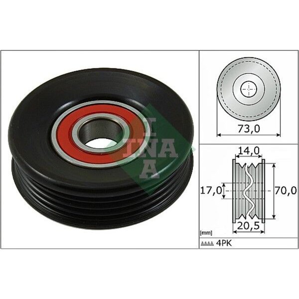 Schaeffler INA 531 0853 10 Spannrolle, Keilrippenriemen
