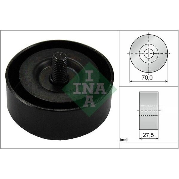 Schaeffler INA 532 0606 10 Umlenk-/Führungsrolle, Keilrippenriemen