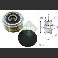 Schaeffler INA 535 0187 10 Generatorfreilauf