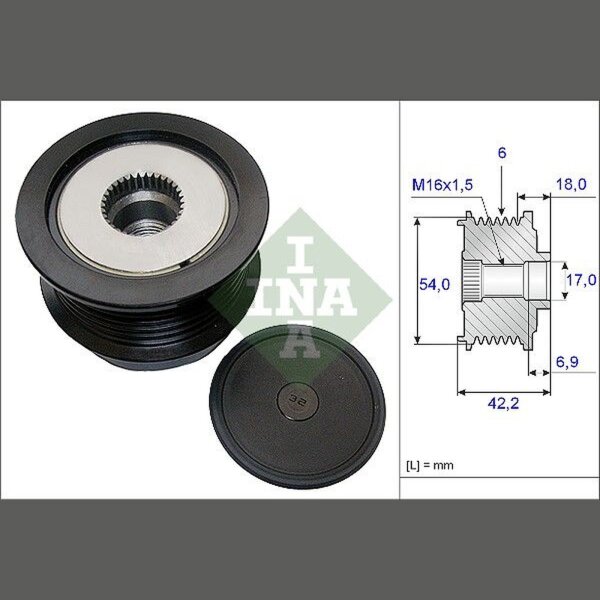 Schaeffler INA 535 0188 10 Generatorfreilauf