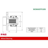 Schaeffler FAG 713 6788 20 Radlagersatz