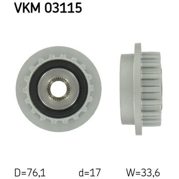 SKF VKM 03115 Generatorfreilauf