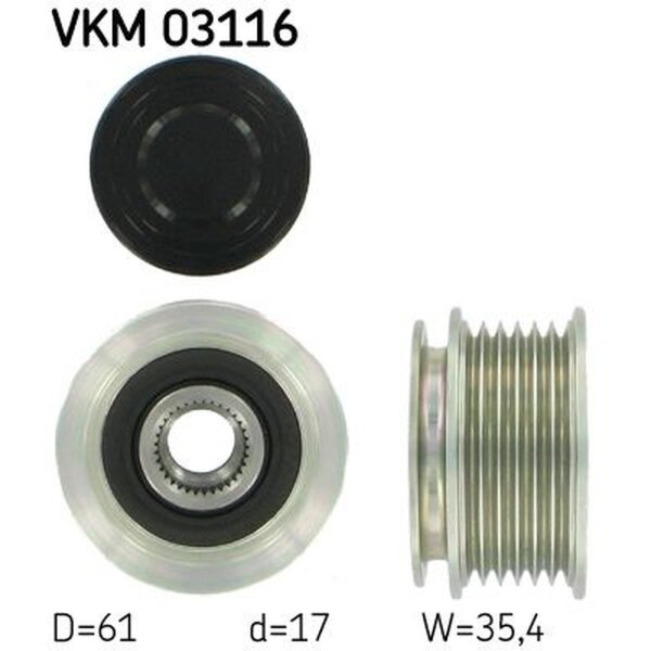 SKF VKM 03116 Generatorfreilauf