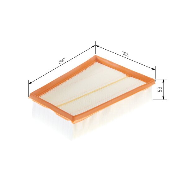 BOSCH F 026 400 138 Luftfilter