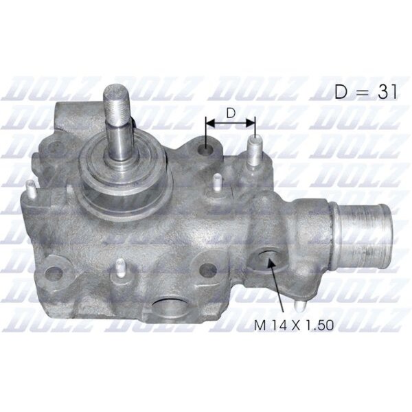 DOLZ B114 Wasserpumpe, Motorkühlung