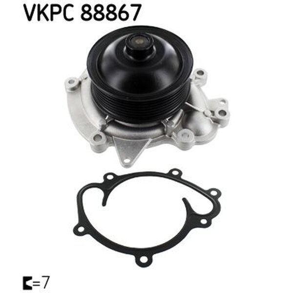 SKF VKPC 88867 Wasserpumpe, Motorkühlung