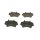 BOSCH 0 986 494 031 Bremsbelagsatz, Scheibenbremse