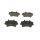 BOSCH 0 986 494 031 Bremsbelagsatz, Scheibenbremse