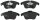 TRW GDB1818 Bremsbelagsatz, Scheibenbremse