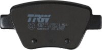 TRW GDB1841 Bremsbelagsatz, Scheibenbremse