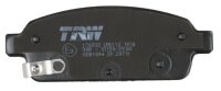 TRW GDB1844 Bremsbelagsatz, Scheibenbremse