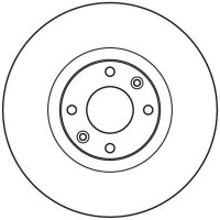TRW DF4962S Bremsscheibe