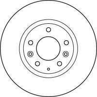 TRW DF4958S Bremsscheibe