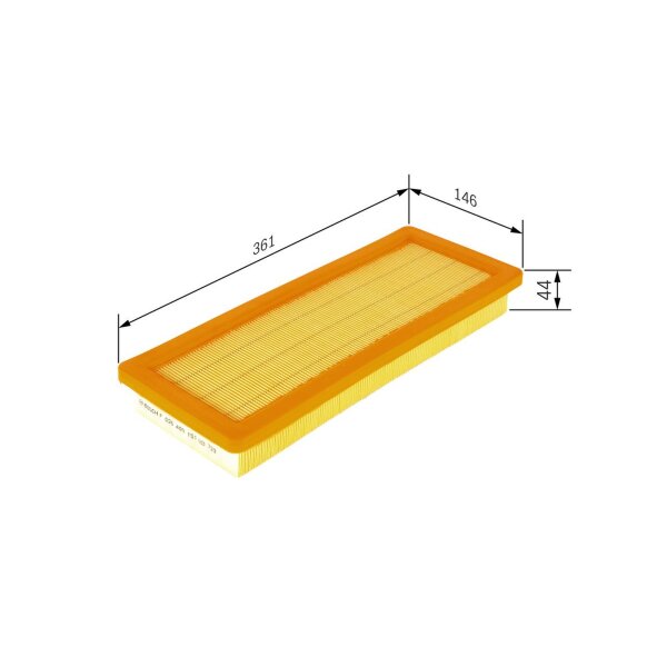 BOSCH F 026 400 151 Luftfilter