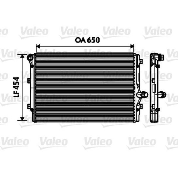 VALEO 734333 Kühler, Motorkühlung