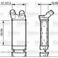VALEO 818866 Ladeluftkühler