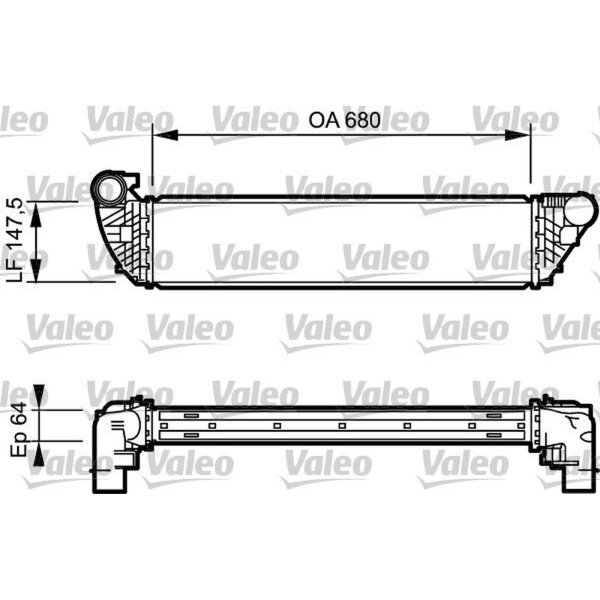 VALEO 817828 Ladeluftkühler