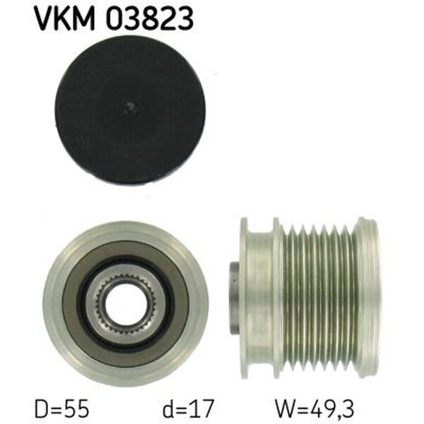 SKF VKM 03823 Generatorfreilauf