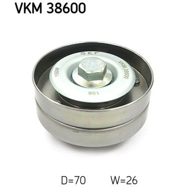 SKF VKM 38600 Umlenk-/Führungsrolle, Keilrippenriemen