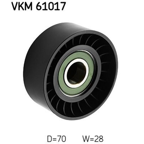 SKF VKM 61017 Umlenk-/Führungsrolle, Keilrippenriemen