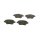 BOSCH 0 986 494 132 Bremsbelagsatz, Scheibenbremse