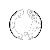 BOSCH 0 986 487 713 Bremsbackensatz, Feststellbremse