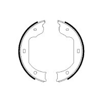BOSCH 0 986 487 625 Bremsbackensatz, Feststellbremse