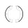 BOSCH 0 986 487 625 Bremsbackensatz, Feststellbremse