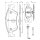 BOSCH 0 986 494 201 Bremsbelagsatz, Scheibenbremse