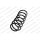 Spiralfeder Lesjöfors 4086004 Vorderachse - 1 Stück