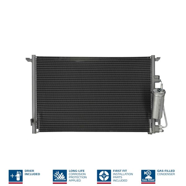 NISSENS 94675 Kondensator, Klimaanlage