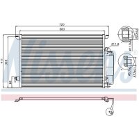 NISSENS 94675 Kondensator, Klimaanlage