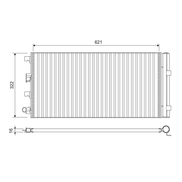 VALEO 814178 Kondensator, Klimaanlage