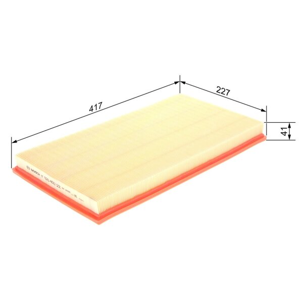 BOSCH F 026 400 122 Luftfilter