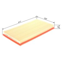 BOSCH F 026 400 122 Luftfilter