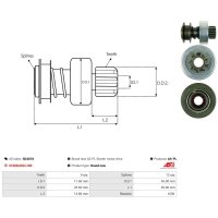 AS-PL SD4018 Freilaufgetriebe, Starter