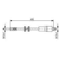 BOSCH 1 987 481 005 Bremsschlauch