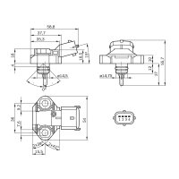 BOSCH 0 261 230 112 Sensor, Kraftstoffdruck