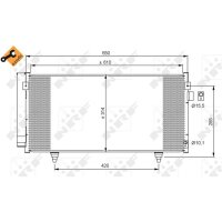 NRF 35855 Kondensator, Klimaanlage