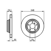 BOSCH 0 986 479 265 Bremsscheibe