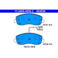 ATE 13.0460-4856.2 Bremsbelagsatz, Scheibenbremse
