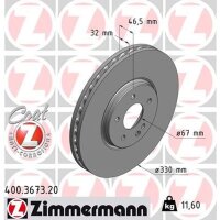 ZIMMERMANN 400.3673.20 Bremsscheibe