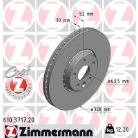 ZIMMERMANN 610.3717.20 Bremsscheibe