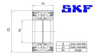 SKF VKBA 6653 Radlagersatz