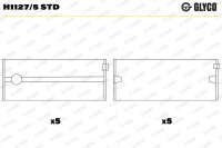 GLYCO H1127/5 STD Kurbelwellenlagerschale