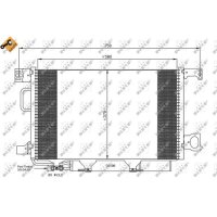 NRF 35893 Kondensator, Klimaanlage