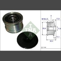 Schaeffler INA 535 0108 10 Generatorfreilauf